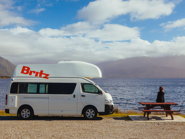 campervan outside